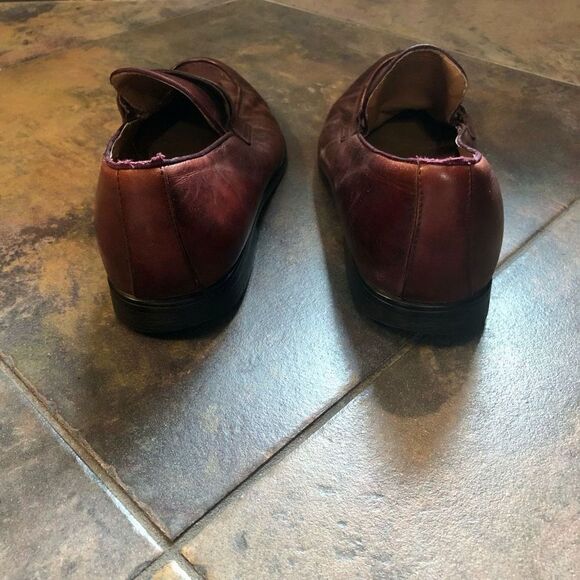 Aldo Men’s Slip-on Brown Round Toe Penny Loafer Size 10 - Picture 3 of 10